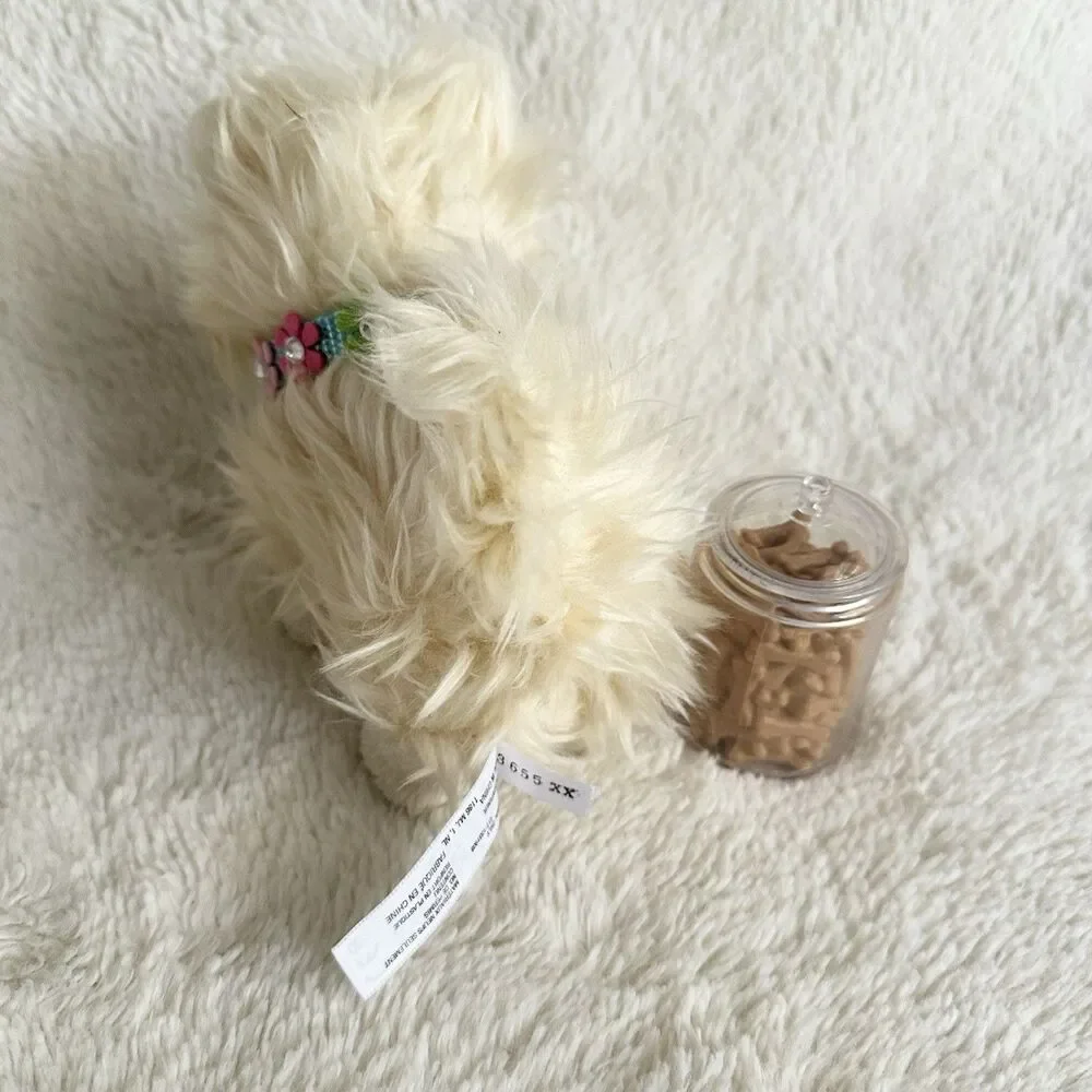 American Girl Pomeranian Dog Pet Hard Body Collar Treat Jar 2016 Accessory
